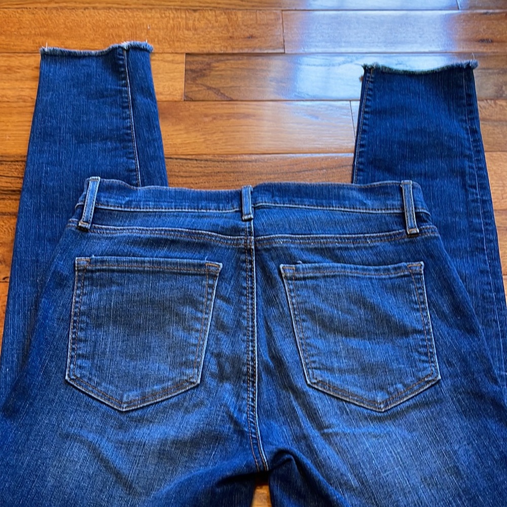 LOFT MODERN SKINNY DISTRESSED JEANS - Picture 6 of 9